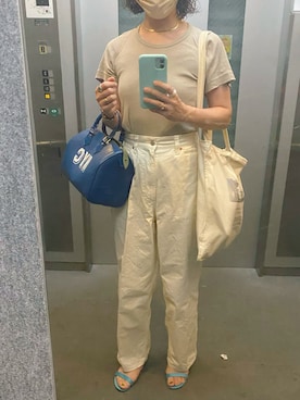 「ヴィトンバッグ」｜ahiroさん（レディース・165cm）の夏コーディネート