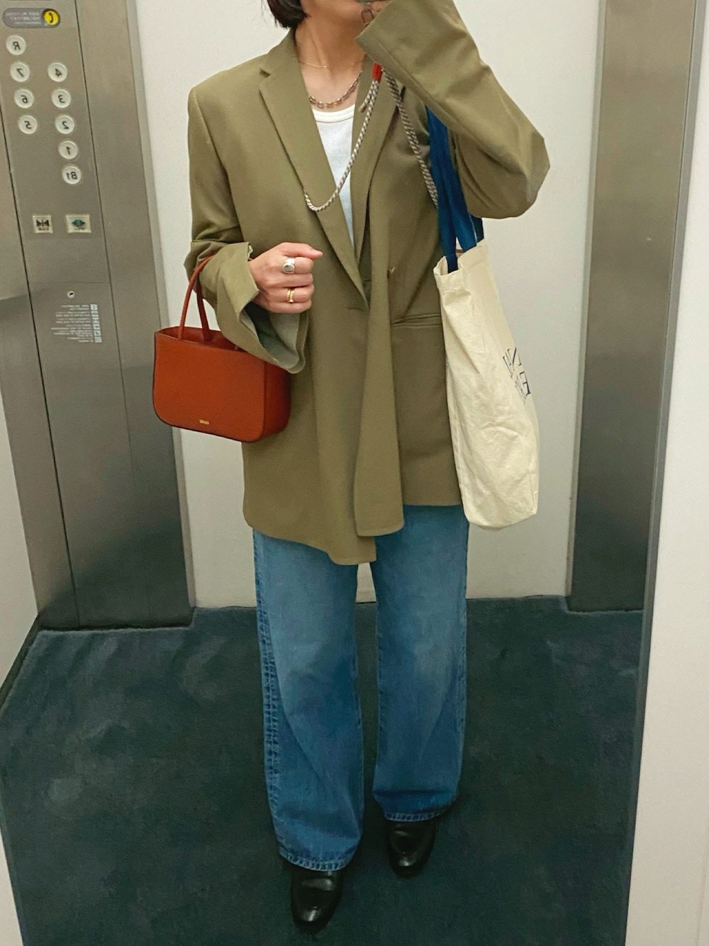 ハイク カシミヤ混 テーラードジャケット ブラック HYKE シングル HYKE