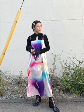 光永さん(レディース・159cm)の春コーディネート
