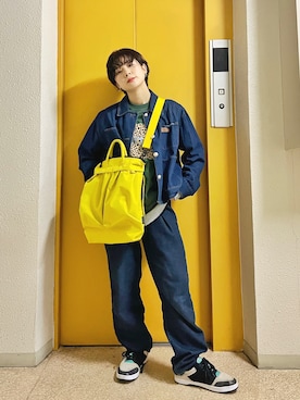 「BOYSHE（ボーイシー）のアイテム」を使った、光永さん（レディース・159cm）の春コーディネート