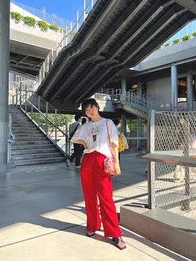 光永さん(レディース・159cm)の春コーディネート