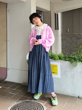 「AIRMAX90」｜光永さん（レディース・159cm）の春コーディネート