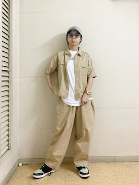 「BOYSHE（ボーイシー）のアイテム」を使った、光永さん（レディース・159cm）の秋コーディネート