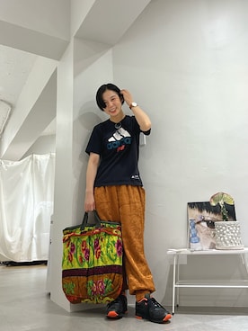 光永さん(レディース・159cm)の秋コーディネート