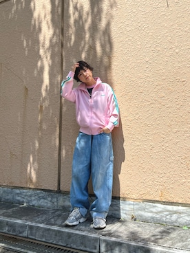 「NERDY（ノルディ）のアイテム（ジャケット/アウター）」を使った、光永さん（レディース・159cm）の夏コーディネート