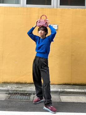 光永さん(レディース・159cm)の夏コーディネート