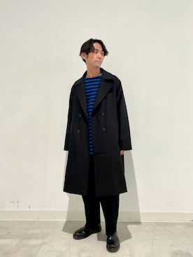 「CIAOPANIC（チャオパニック）のアイテム（その他アウター）」を使った、木山正己さん（メンズ・176cm）の秋コーディネート