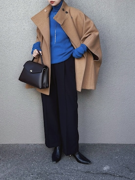 「アイテム（パンツ）」を使った、さくらさん（レディース・163cm・40代）の冬コーディネート