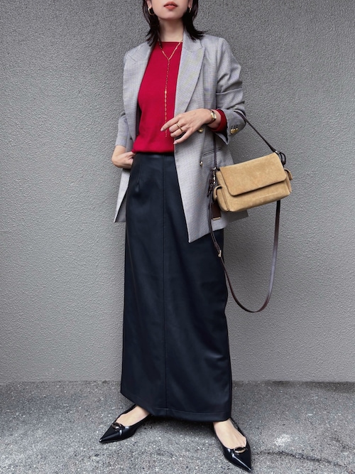 セール】レザーライク タイトスカート ＜A DAY IN THE LIFE