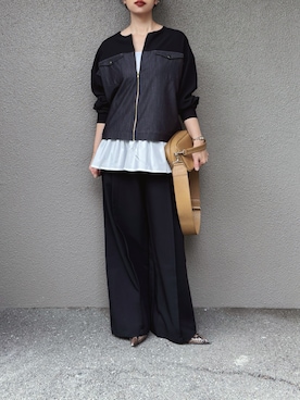 「Emma Taylor（エマテイラー）のアイテム」を使った、さくらさん（レディース・163cm）の春コーディネート