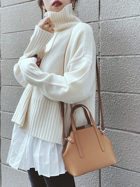 「innowave（イノウェーブ）のアイテム」を使った、さくらさん（レディース・163cm）の秋コーディネート