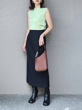 「ESTNATION（エストネーション）のアイテム」を使った、さくらさん（レディース・163cm）の秋コーディネート