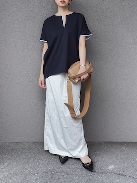 「Emma Taylor（エマテイラー）のアイテム」を使った、さくらさん（レディース・163cm）の夏コーディネート