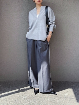 「アイテム（アナログ腕時計）」を使った、さくらさん（レディース・163cm）の秋コーディネート