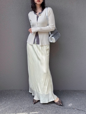 「FRAMeWORK（フレームワーク）のアイテム」を使った、さくらさん（レディース・163cm）の春コーディネート