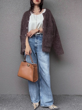 「アイテム（腕時計）」を使った、さくらさん（レディース・163cm）の秋コーディネート