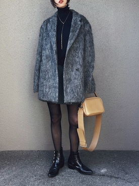 「アイテム（トップス）」を使った、さくらさん（レディース・163cm・40代）の冬コーディネート