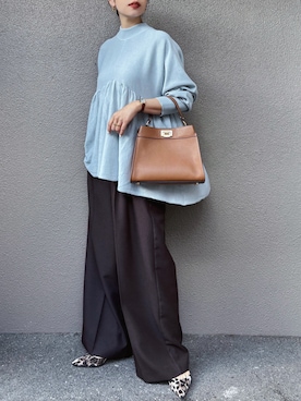 「アイテム（腕時計）」を使った、さくらさん（レディース・163cm）の秋コーディネート