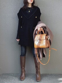 Curensology レリーフジャガードニットベスト F Curensology レリーフジャガードニットベスト F