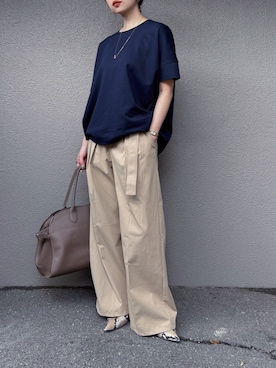 「アイテム（ピアス（両耳用））」を使った、さくらさん（レディース・163cm）の夏コーディネート