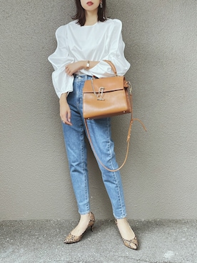 「LUANA（ルアナ）のアイテム」を使った、さくらさん（レディース・163cm）の夏コーディネート