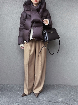 「RANAN（ラナン）のアイテム」を使った、さくらさん（レディース・163cm）の冬コーディネート