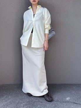 「OSOI（オソイ）のアイテム」を使った、さくらさん（レディース・163cm）の春コーディネート