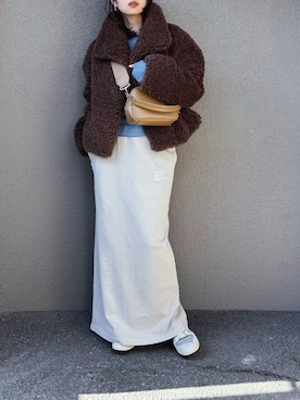 「アイテム（トップス）」を使った、さくらさん（レディース・163cm）の秋コーディネート