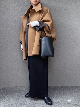 ブラック ケープコート ZARA ZARAケープコート 【公式通販】