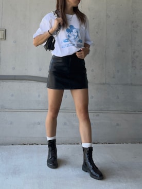 「H&M（エイチ・アンド・エム）のアイテム（ブーツ）」を使った、ayakoさん（レディース・164cm）の秋コーディネート