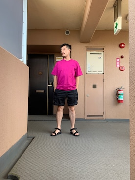 「ザノースフェイス」｜HIROさん（メンズ・164cm）の夏コーディネート