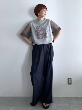 kanamonさん（レディース・166cm）の夏コーディネート
