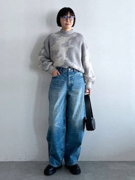 「RAGEBLUE（レイジブルー）のアイテム（ブーツ）」を使った、kanamonさん（レディース・166cm）の冬コーディネート