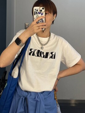 「アイテム（ネックレス）」を使った、kanamonさん（レディース・166cm・30代）の夏コーディネート