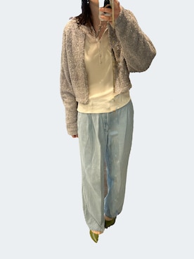 「STYLEMIXER（スタイルミキサー）のアイテム（ニット/セーター）」を使った、n*さん（レディース・165cm）の春コーディネート