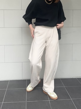 「アイテム（スウェット）」を使った、kaorinnさん（レディース・158cm）の夏コーディネート