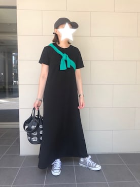 「キャップ女子」｜kaorinnさん（レディース・158cm）の夏コーディネート