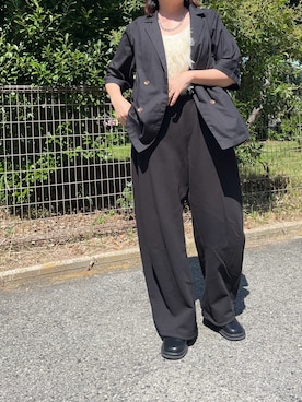 「Re:EDIT（リエディ）のアイテム」を使った、kaorinnさん（レディース・158cm）の秋コーディネート