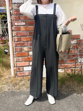 「for/c（フォーシー）のアイテム（サロペット/オーバーオール）」を使った、kaorinnさん（レディース・158cm）の夏コーディネート