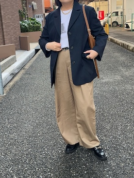 「Omekashi（オメカシ）のアイテム」を使った、kaorinnさん（レディース・158cm）の春コーディネート