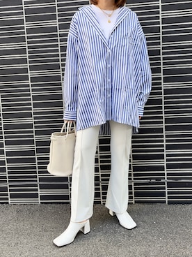 「Laugoa（ラウゴア）のアイテム」を使った、kaorinnさん（レディース・158cm）の春コーディネート