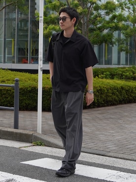 「ABAHOUSE（アバハウス）のアイテム」を使った、りゅうきさん（メンズ・177cm）の夏コーディネート