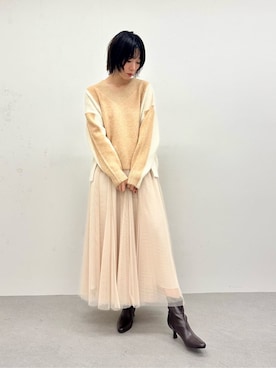 mineさん（骨格ナチュラル・レディース・164cm）の秋コーディネート