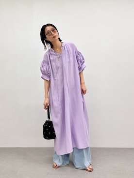 「Gready Brilliant（グレディブリリアン）のアイテム」を使った、mineさん（レディース・164cm）の春コーディネート