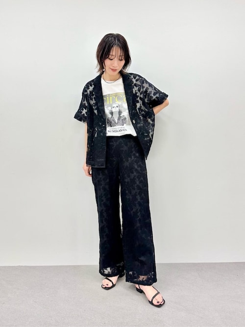 ＬＵラインヒールサンダル