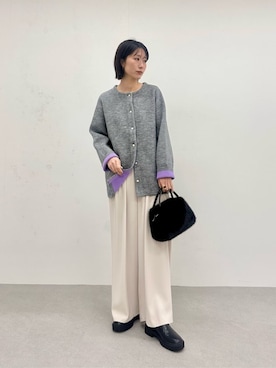 「ニット/セーター」｜mineさん（レディース・164cm）の秋コーディネート