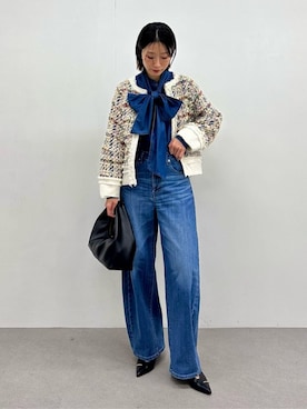 「SOMETHING（サムシング）のアイテム」を使った、mineさん（レディース・164cm）の秋コーディネート
