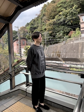 「アイテム（ドレスシューズ）」を使った、Akiさん（メンズ・167cm・30代）の秋コーディネート