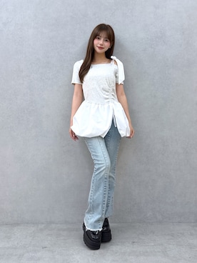 KURUMIさん(レディース・154cm)の夏コーディネート