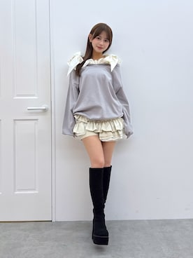 KURUMIさん(レディース・154cm)の秋コーディネート